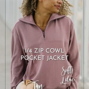 Zyia Quarter-zip Sweatshirt Small New with tags